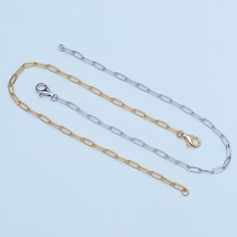 Dainty Paperclip Bracelet