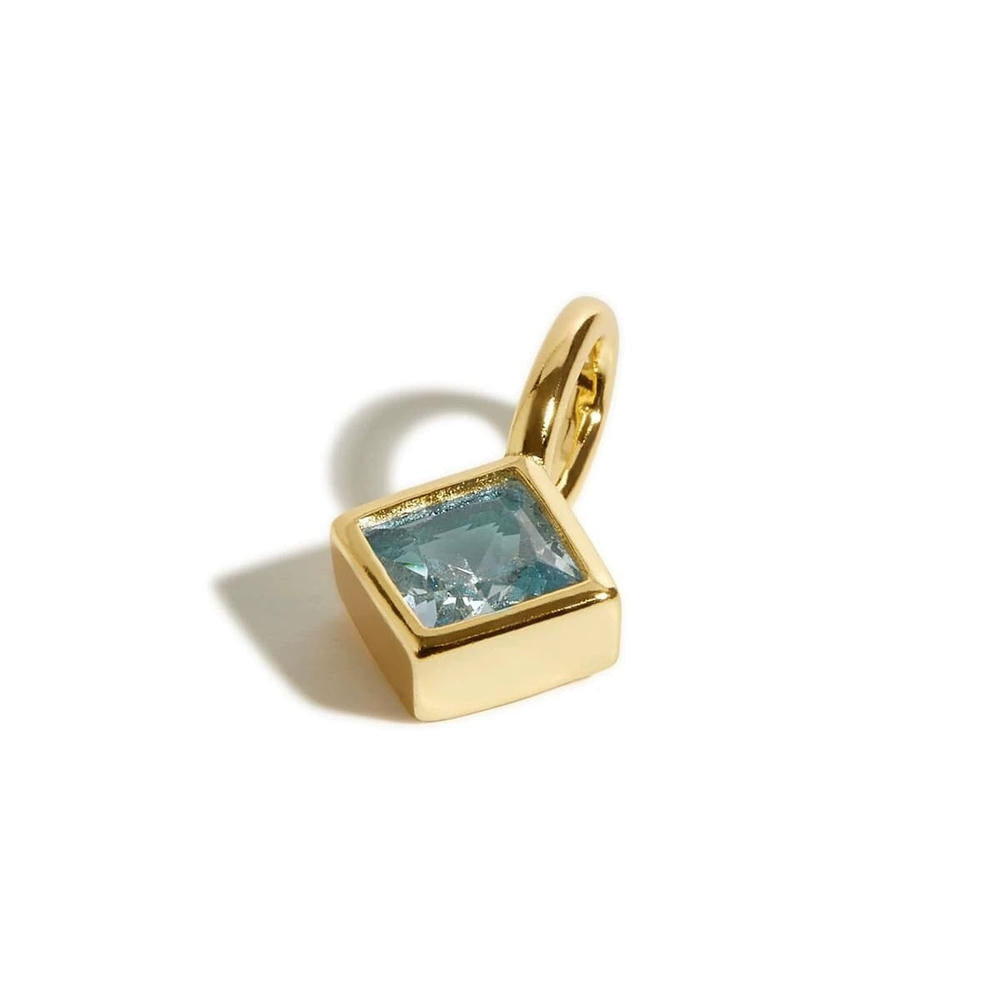 Birthstone Customized Clog Charm 18K Gold JX26041204GK