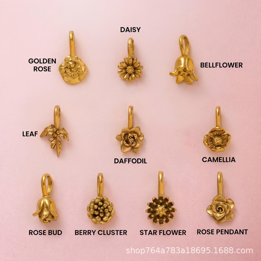 Personality Flower of the Month Shoe Jewel JX26041277GK