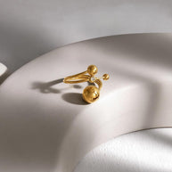 Geometric Ball Open Ring JSR020010