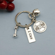 Dumbbell Keychain | Gym Fitne Charm | Classical Couple Gift