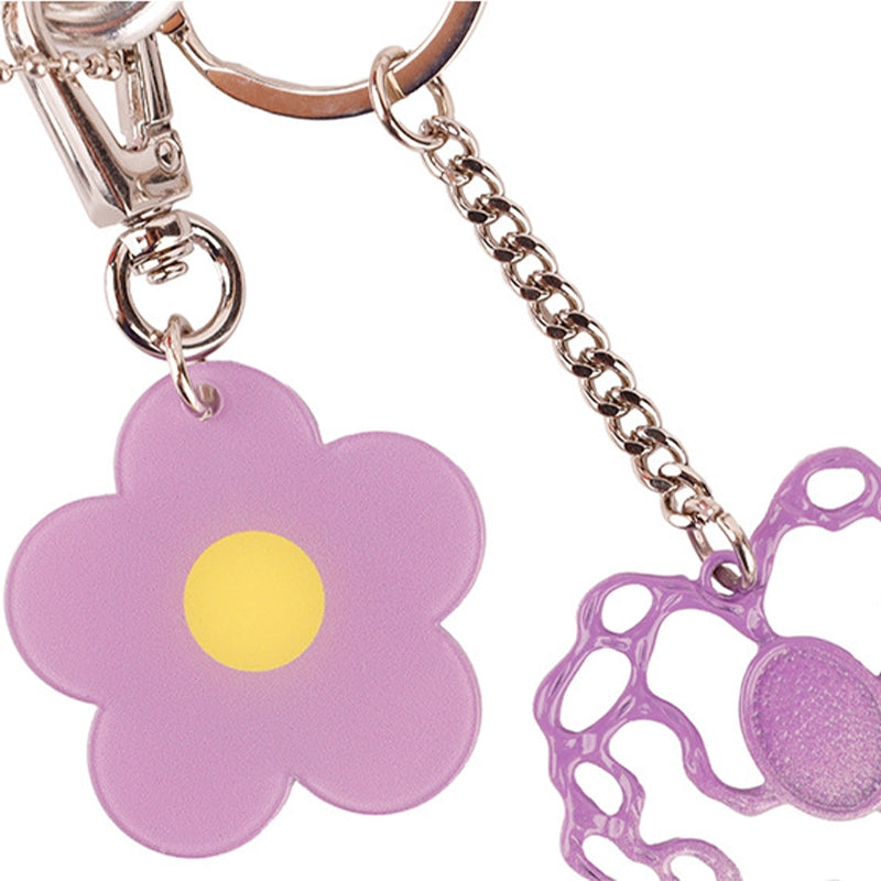 Popular Phone Strap | Dopamine Woven Flower Keychain