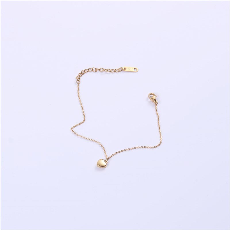 Tiny Heart Chain Bracelt