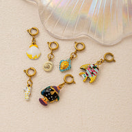 Ocean Animals Pendant Steel 18K Gold Plated Women JX252227R