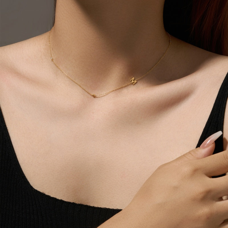 Initial Choker Necklace JMS174