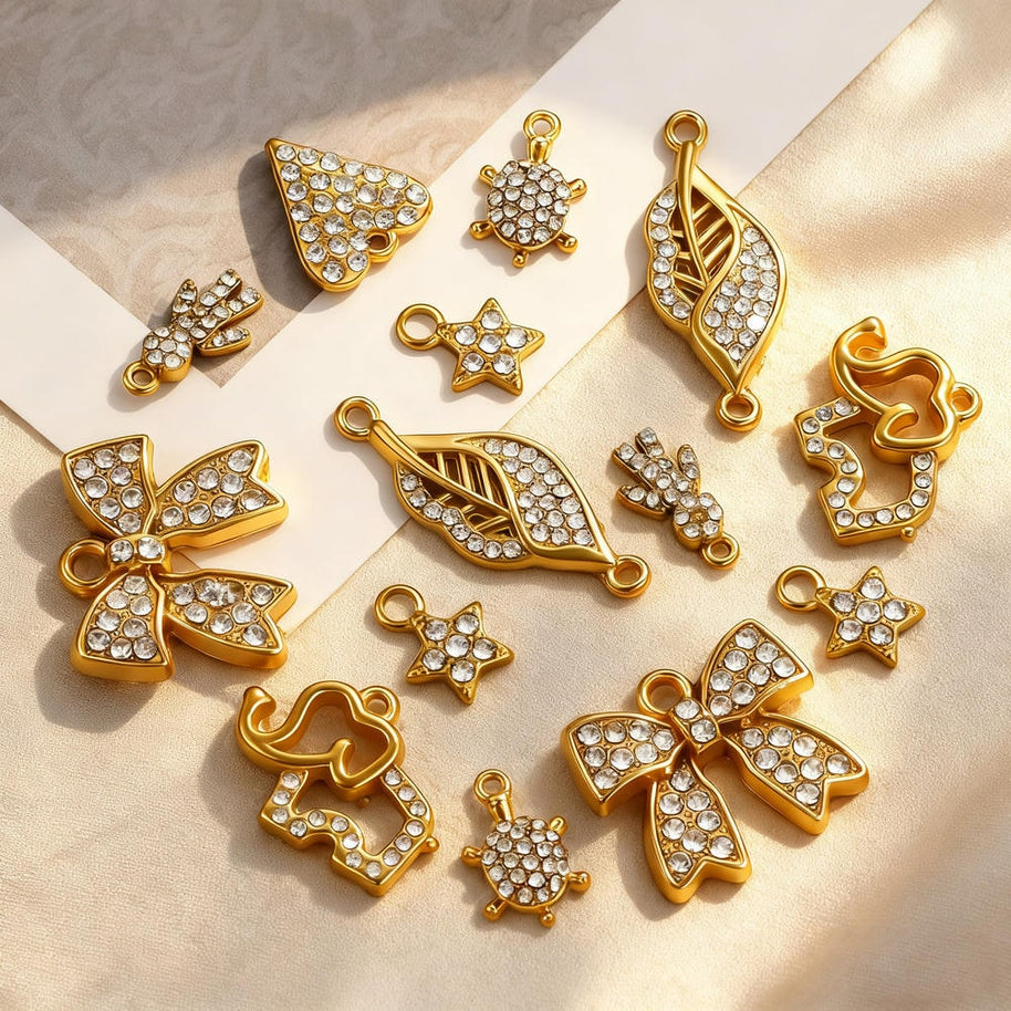 New Trendy Butterfly Pendant Full CZ Sparkling JXCY2283