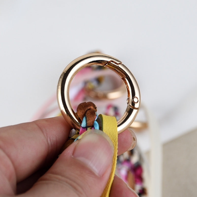 Lucky Duck Keychain | Fashion Leather Tassel Bag Charm Gift