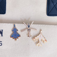 Metal Air Aircraft Model Brooch JYY562221