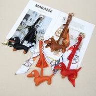 Dachshund Keychain | Korean Style Tassel Charm for Bags