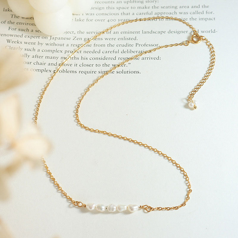 Pearl Bar Necklace