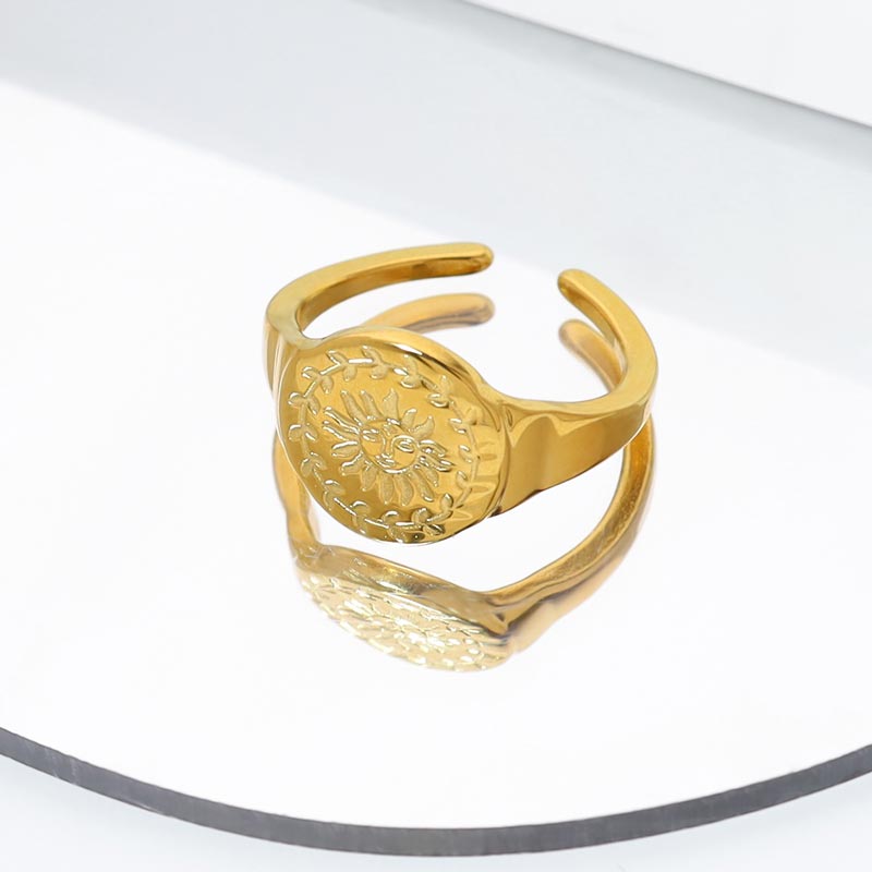 Sunflower Signet Ring JSR22021102