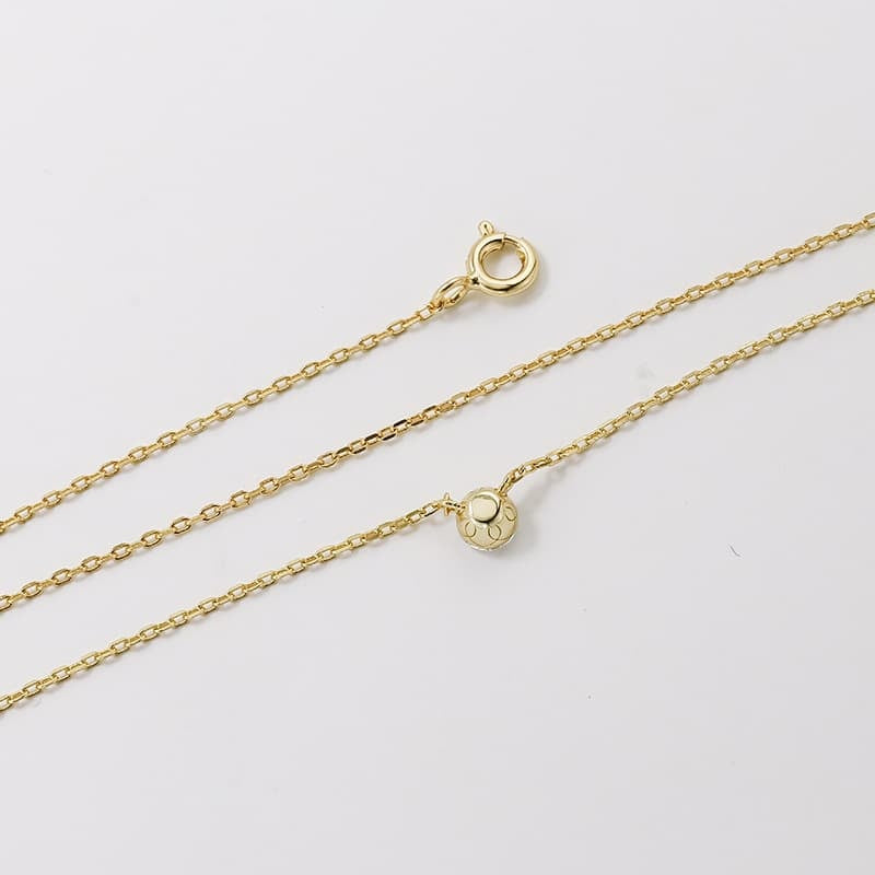 Minimalist Moissanite Chain Necklace GS2621