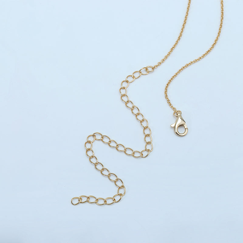 Sterling Silver Satellite Chain Gold Plated