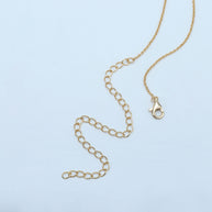 Sterling Silver Satellite Chain Gold Plated