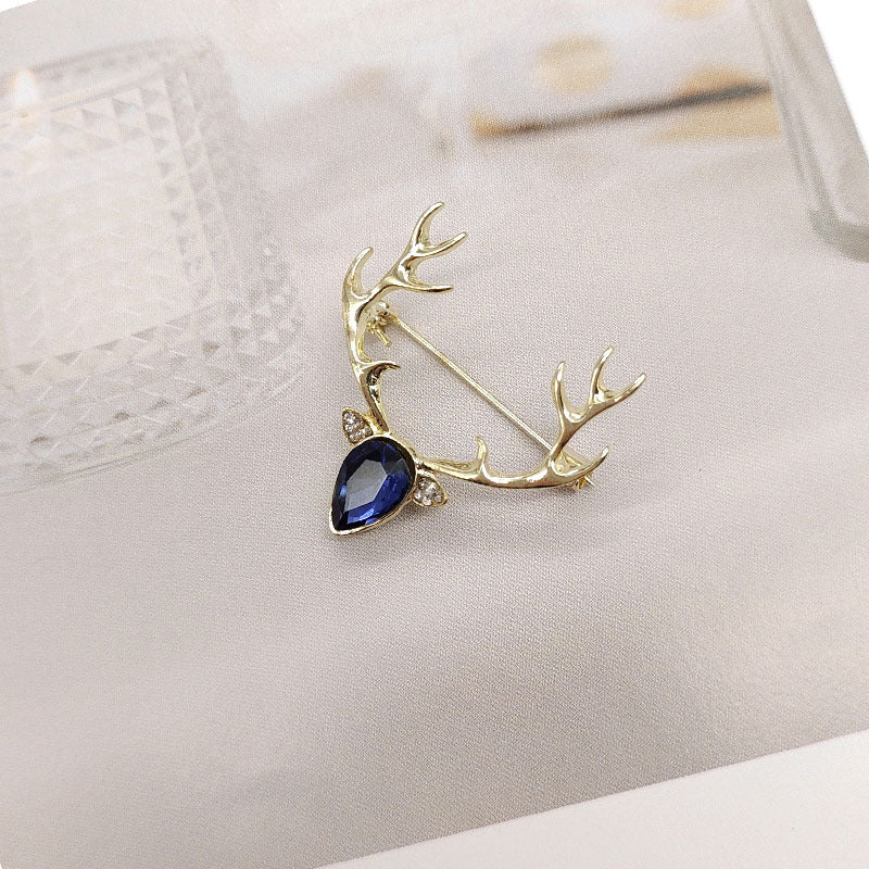 Personality Antler Brooch | Western Suit Accessory