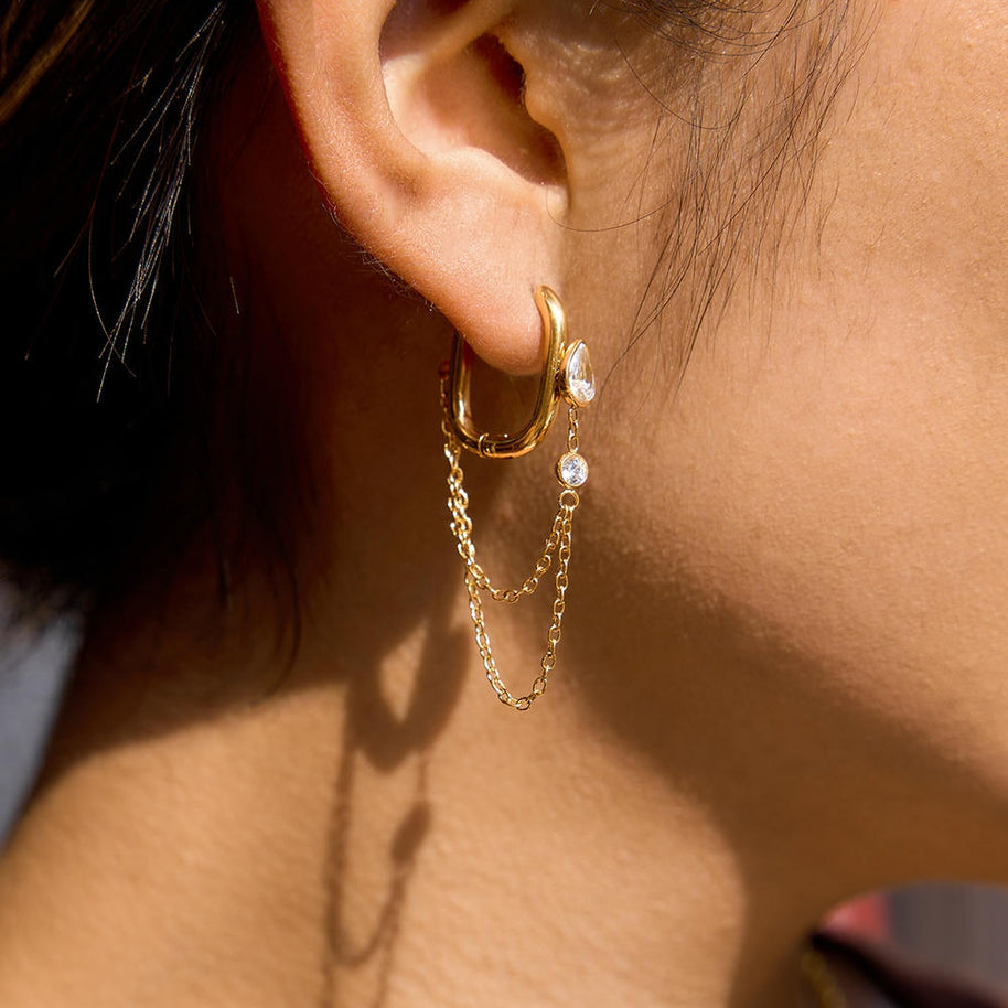 Fringe Drop Earrings | Non-Tarnish | Women's Jewelry