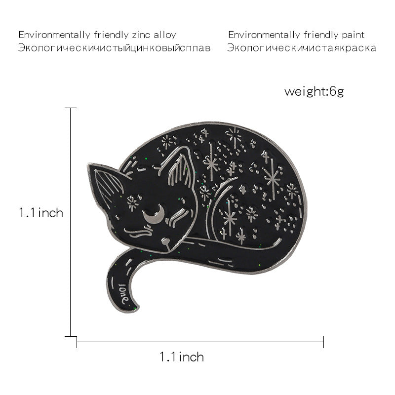 Black Cat Brooch JJQXZ1822