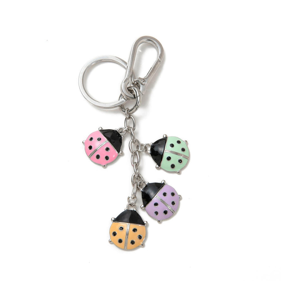 Cute Ladybug Fruit Bag Charms DIY Keychain Accessories