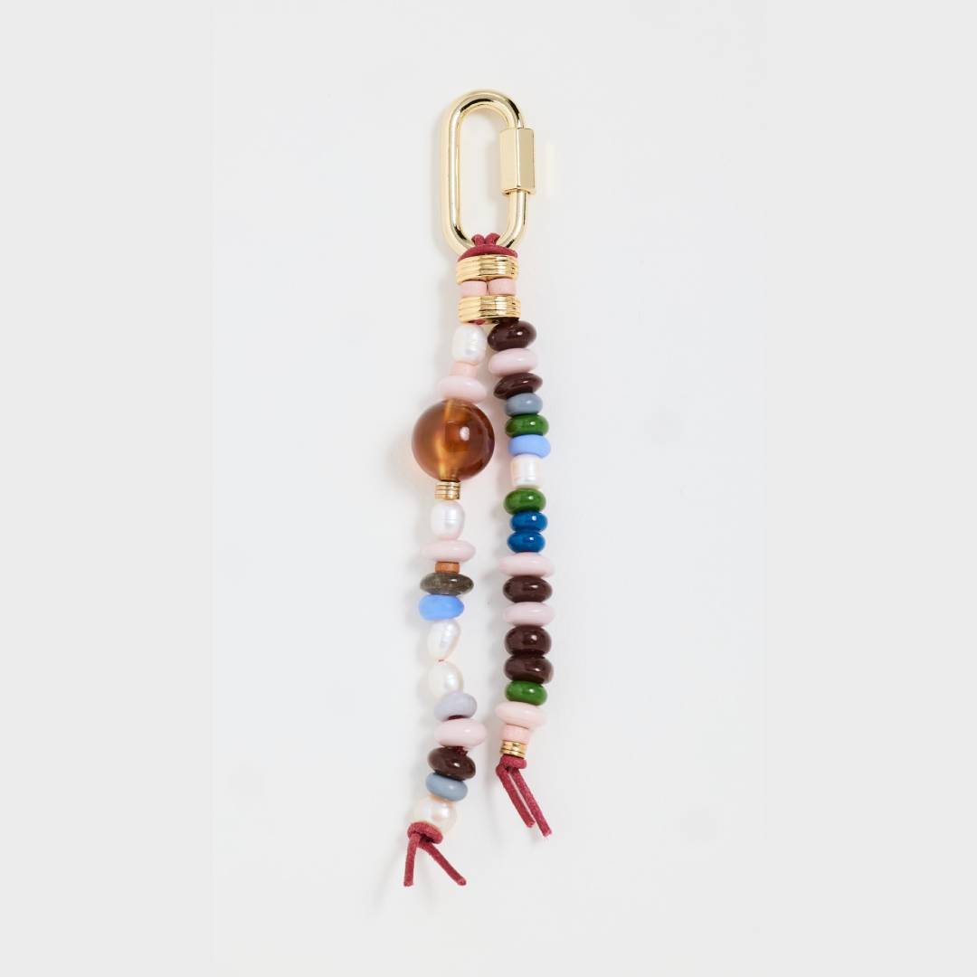 Versatile Tassel Cherry Vintage Boho Bag Charms Keychain