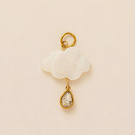 Cloud Geometric Shoe Jewel 18K Gold Steel JX26041255GK