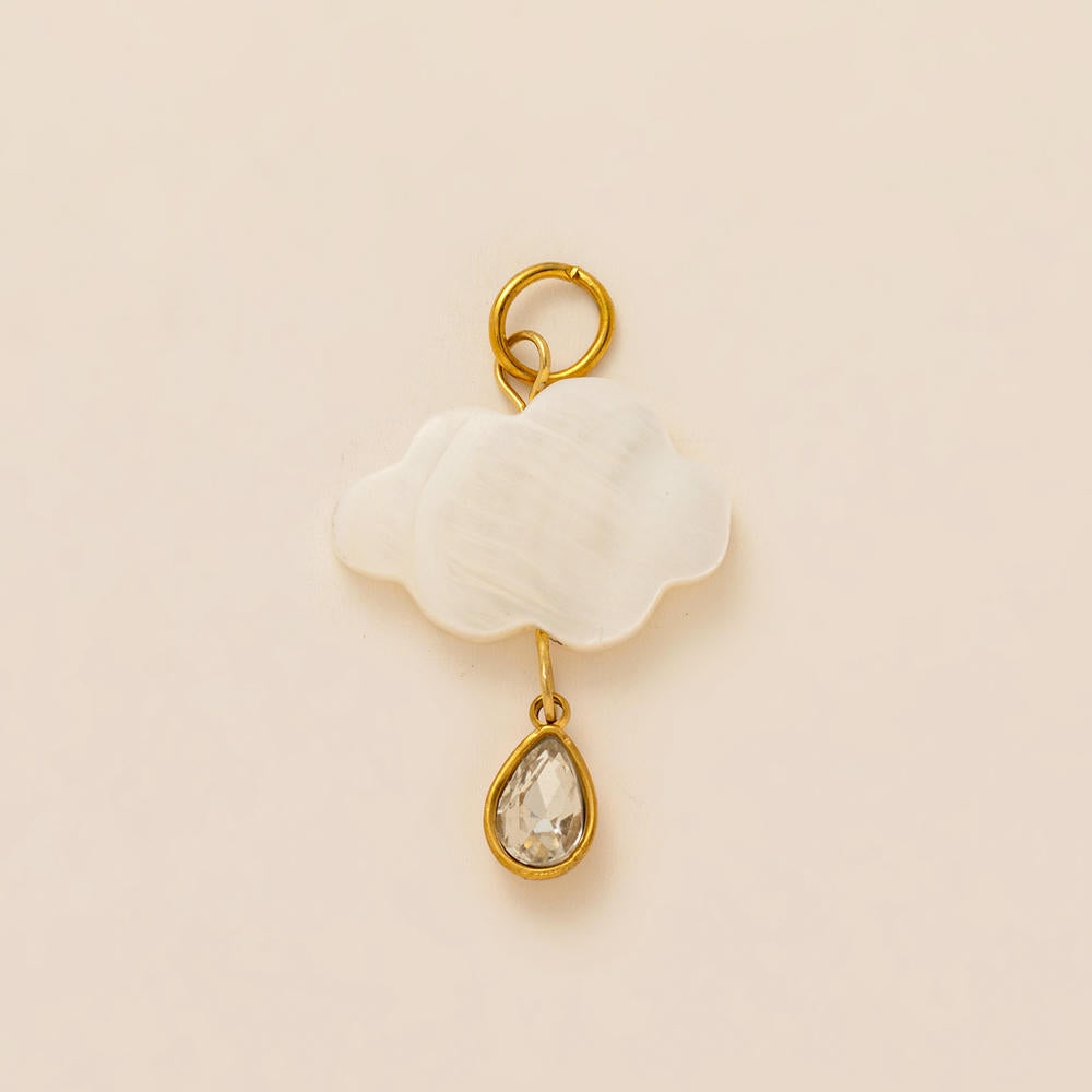 Cloud Geometric Shoe Jewel 18K Gold Steel JX26041255GK