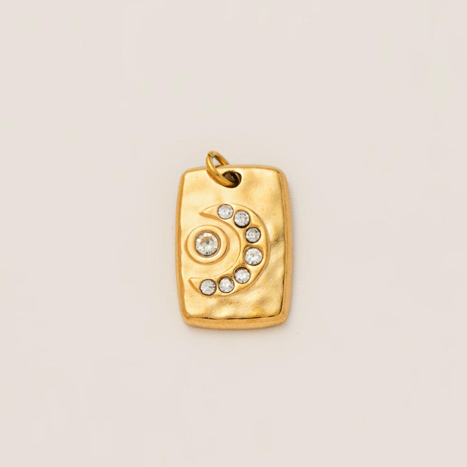 Celestial Evil Eye Hamsa Charms Stainless Steel DIY Pendants