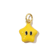 Ice Cream Candy Pendant | Enamel Mushroom Drop Charm