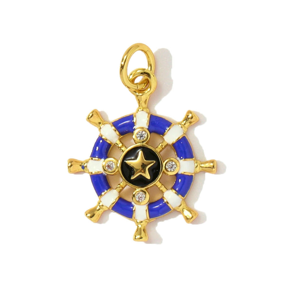 Butterfly Seahorse Pendant | Ocean Life Enamel Charm