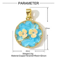 Angel Number 1111 Pendant | Enamel Flower Boot Fashion Charm