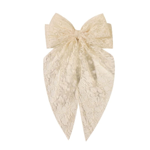 Pink Satin Bow Ribbon Hair clip JYJ121