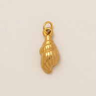 DIY Sea Creatures Pendant Steel 18K Gold Plated Women