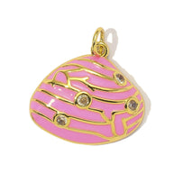 Lucky Koi Fish Pendant | Prosperity Ocean Shell Enamel Charm