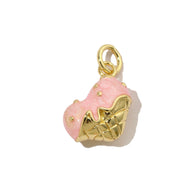 Ice Cream Candy Pendant | Enamel Mushroom Drop Charm