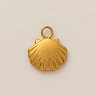 DIY Sea Creatures Pendant Steel 18K Gold Plated Women