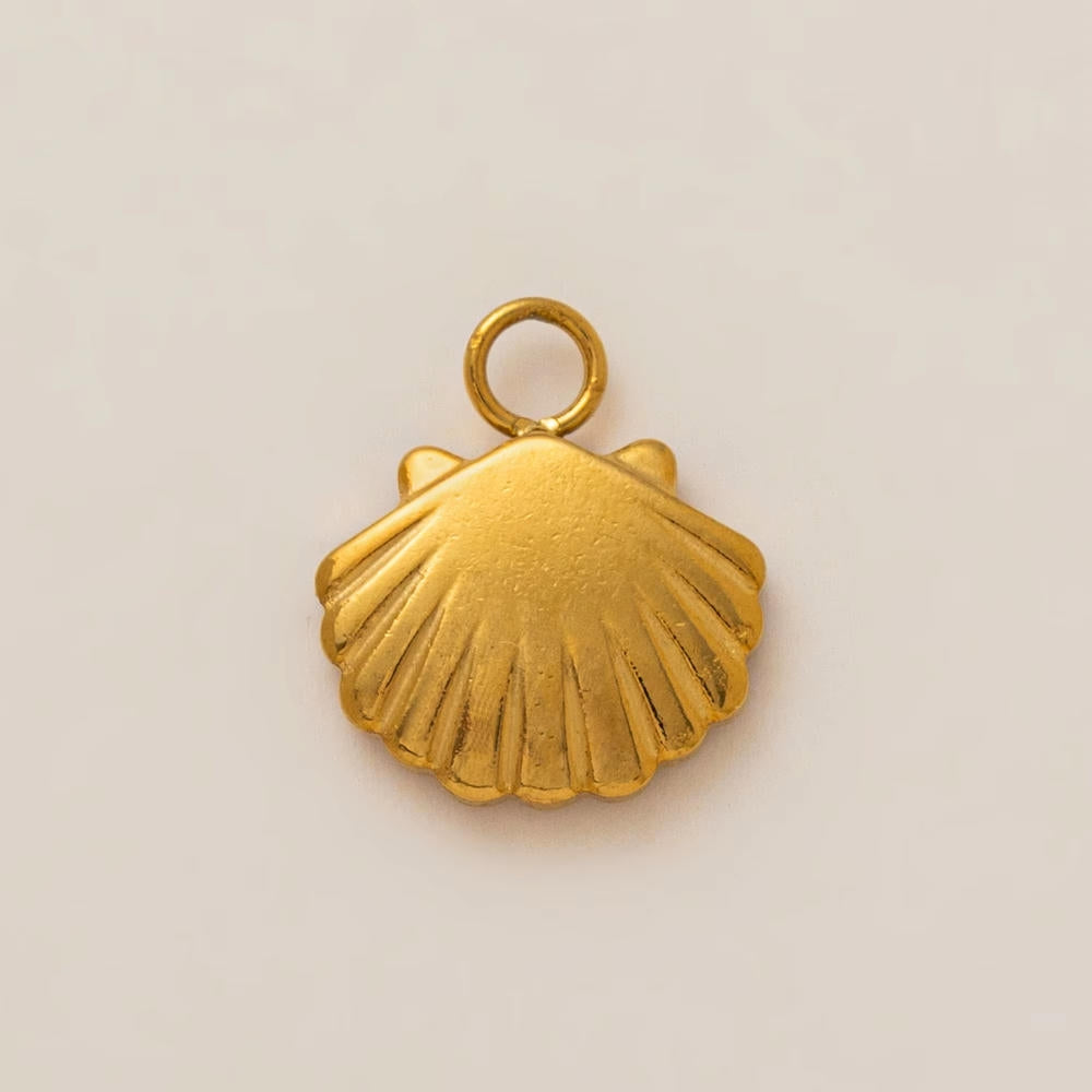 DIY Sea Creatures Pendant Steel 18K Gold Plated Women