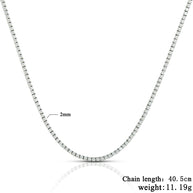 2mm Tennis Necklace