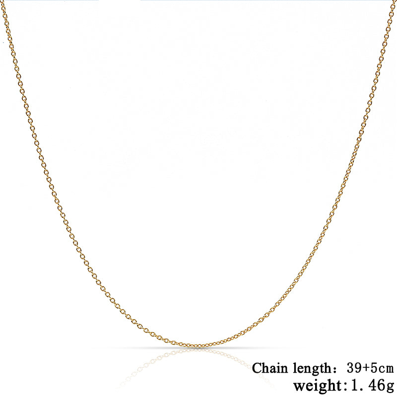 1mm O Shape Chain