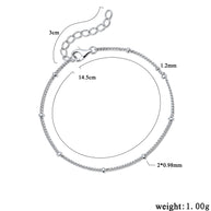 1.5mm Spheres Chain Bracelet