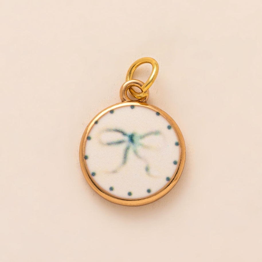 Colorful Pumpkin Bird Enamel Pendant 18K Gold Plated Women
