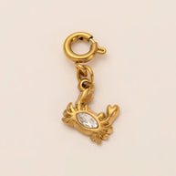 DIY Sea Creatures Pendant Steel 18K Gold Plated Women