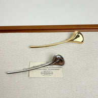 Polished Leaf Brooch | Minimalist Lapel Pin for Women's Suit