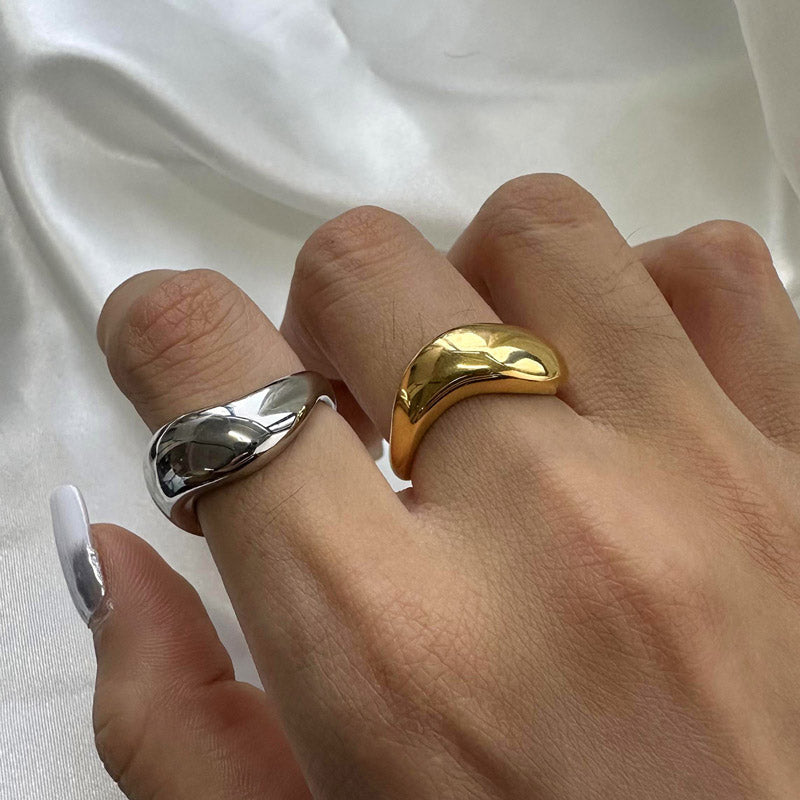 Bold Wave Ring