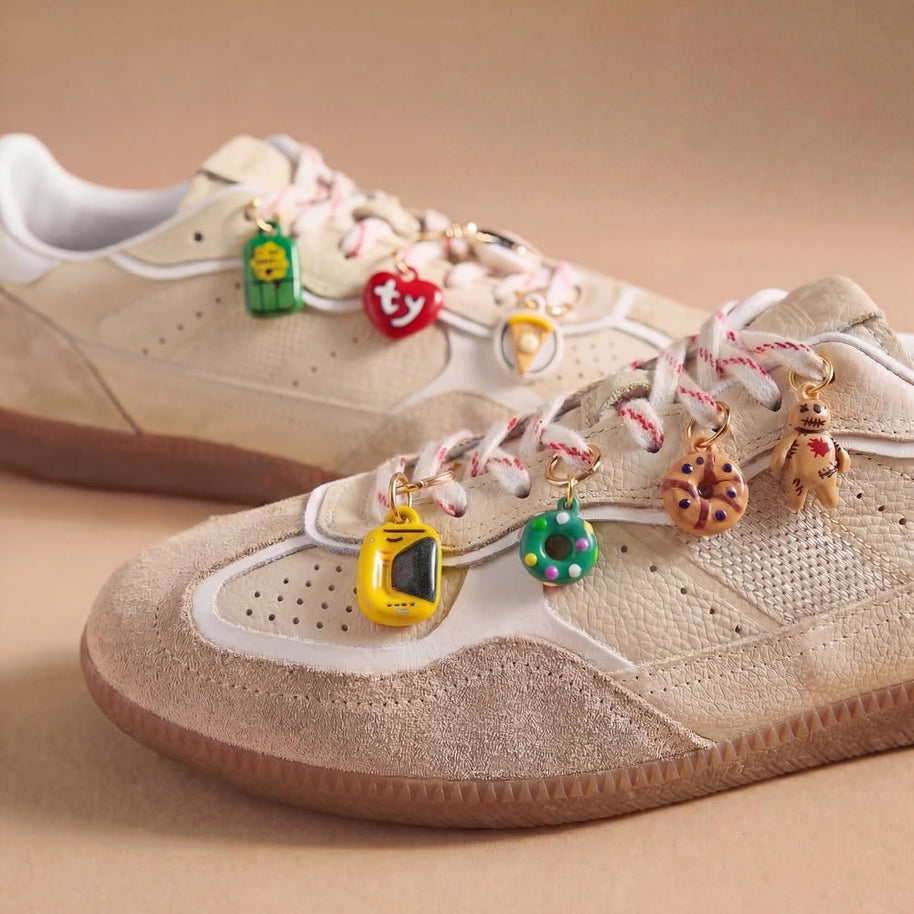 New Game Foodie Shoe Trinket 18K Gold Steel JX26041276GK