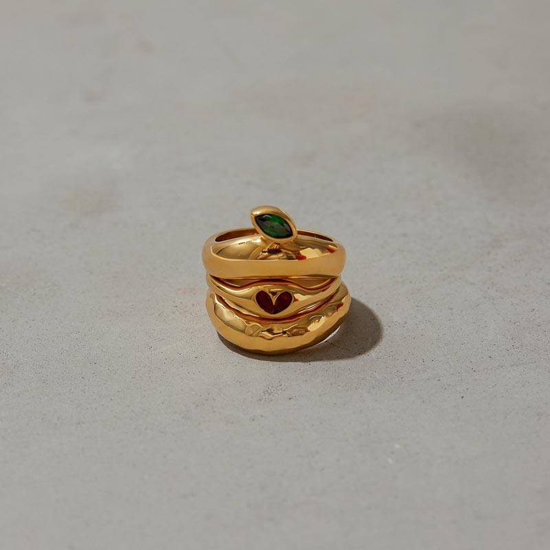 Heart CZ Ring