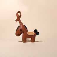 Couple Horse Keychain | Cute PU Leather Bag Charm Gift