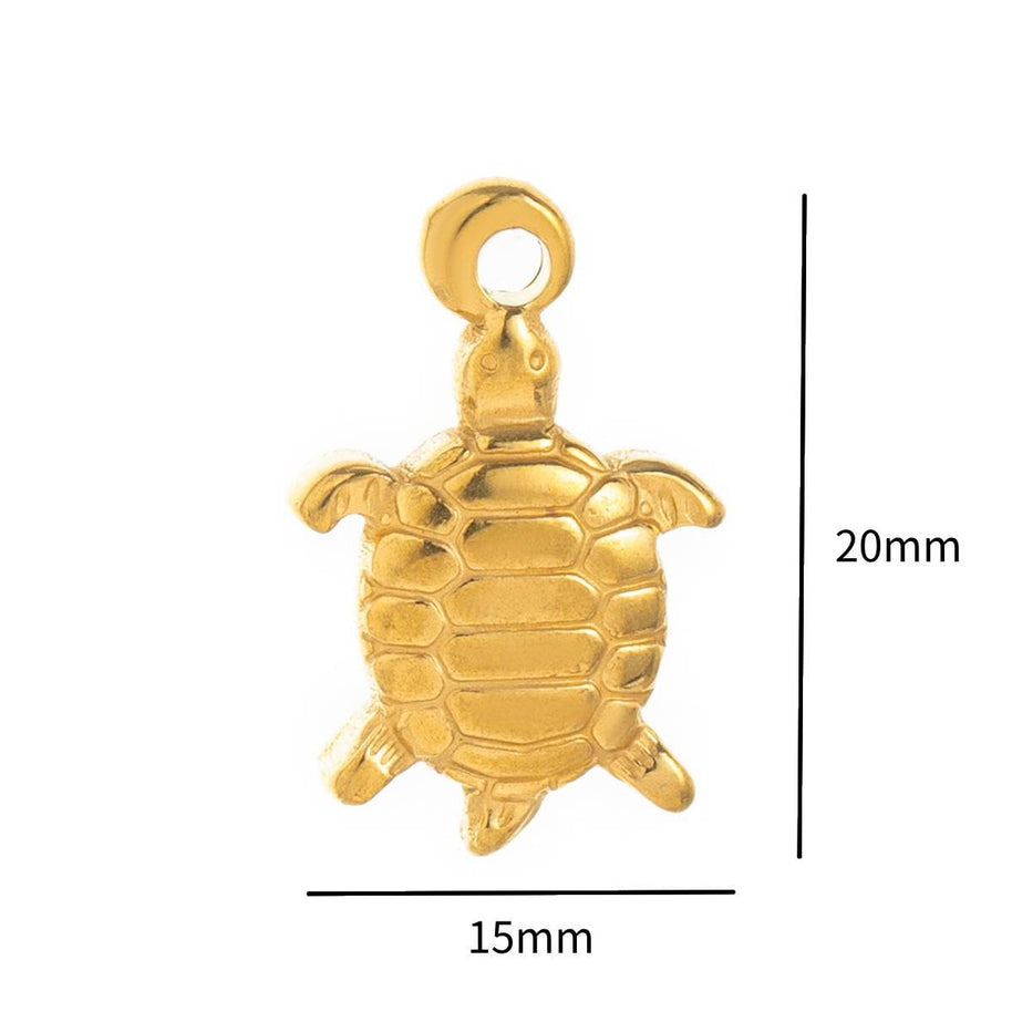 Summer Beach Starfish Turtle Keychain Pendant Charm JX251222Z