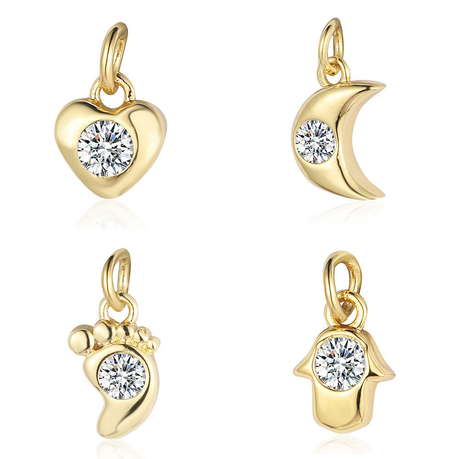 Classic Butterfly Elephant Pendant | Star Moon Hand Charm