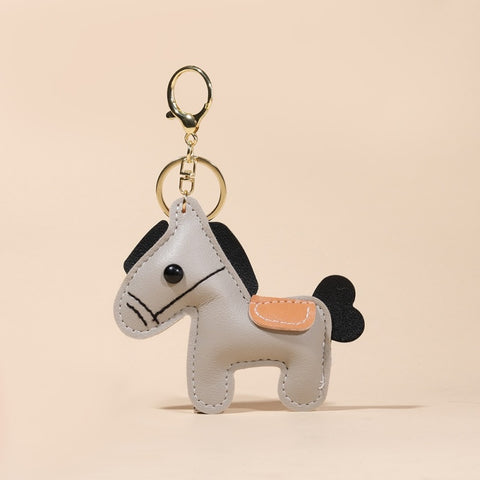 Year of Horse Keychain | PU Leather Money Charm for Bags