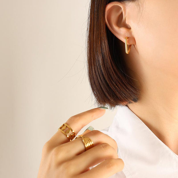 Minimalist Geometric Earring