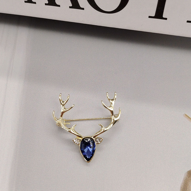 Personality Antler Brooch | Western Suit Accessory